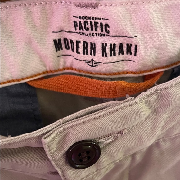 Dockers Men's khaki color one mark on them near hem. Picture attached. - Picture 3 of 5